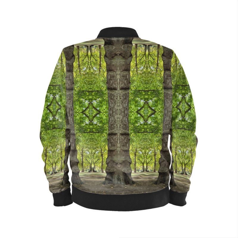 Veste bomber unisexe pour hommes de créateur Green Tree Architecture