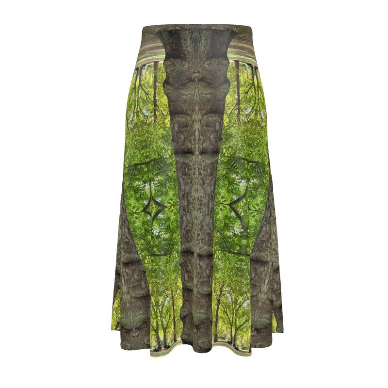 Green Tree Architecture designer midi skirt