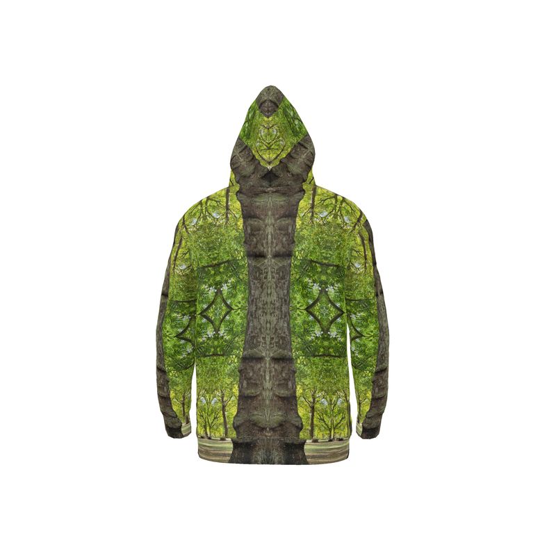 Natural green Tree Architecture designer unisex hoodie
