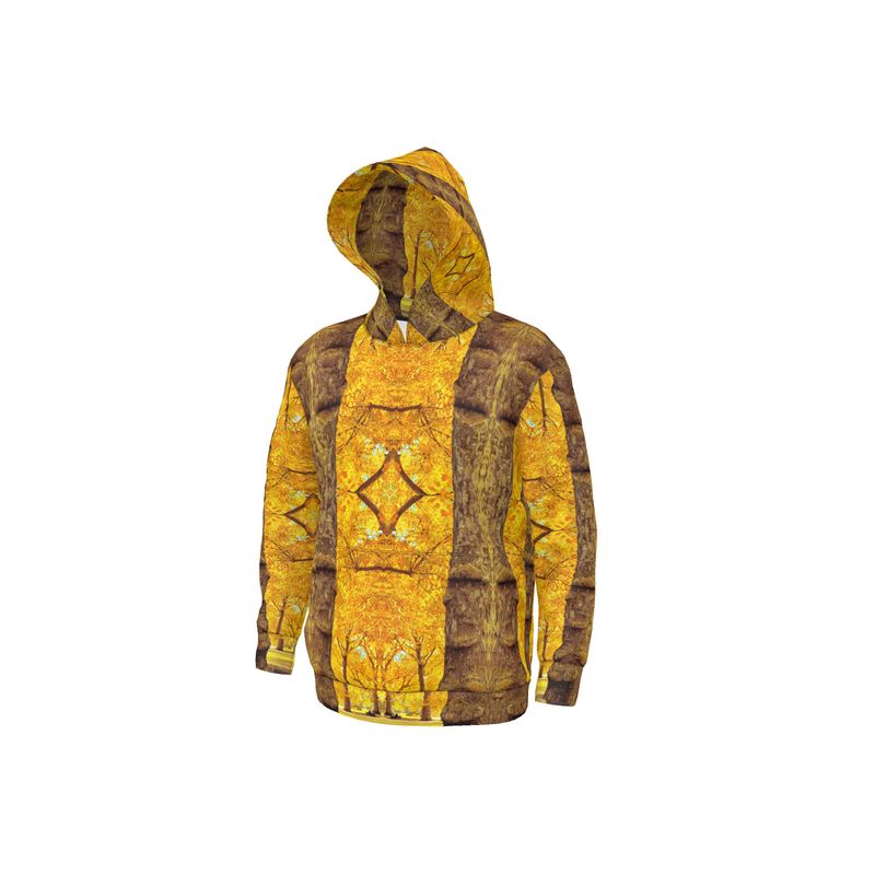 Golden Yellow Tree Architecture designer unisex hoodie